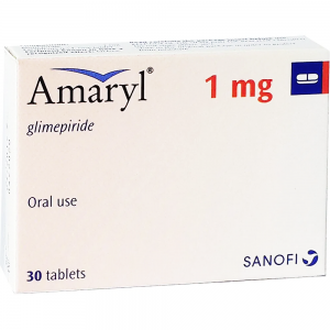 Amaryl 1 mg ( Glimepiride ) 30 tablets